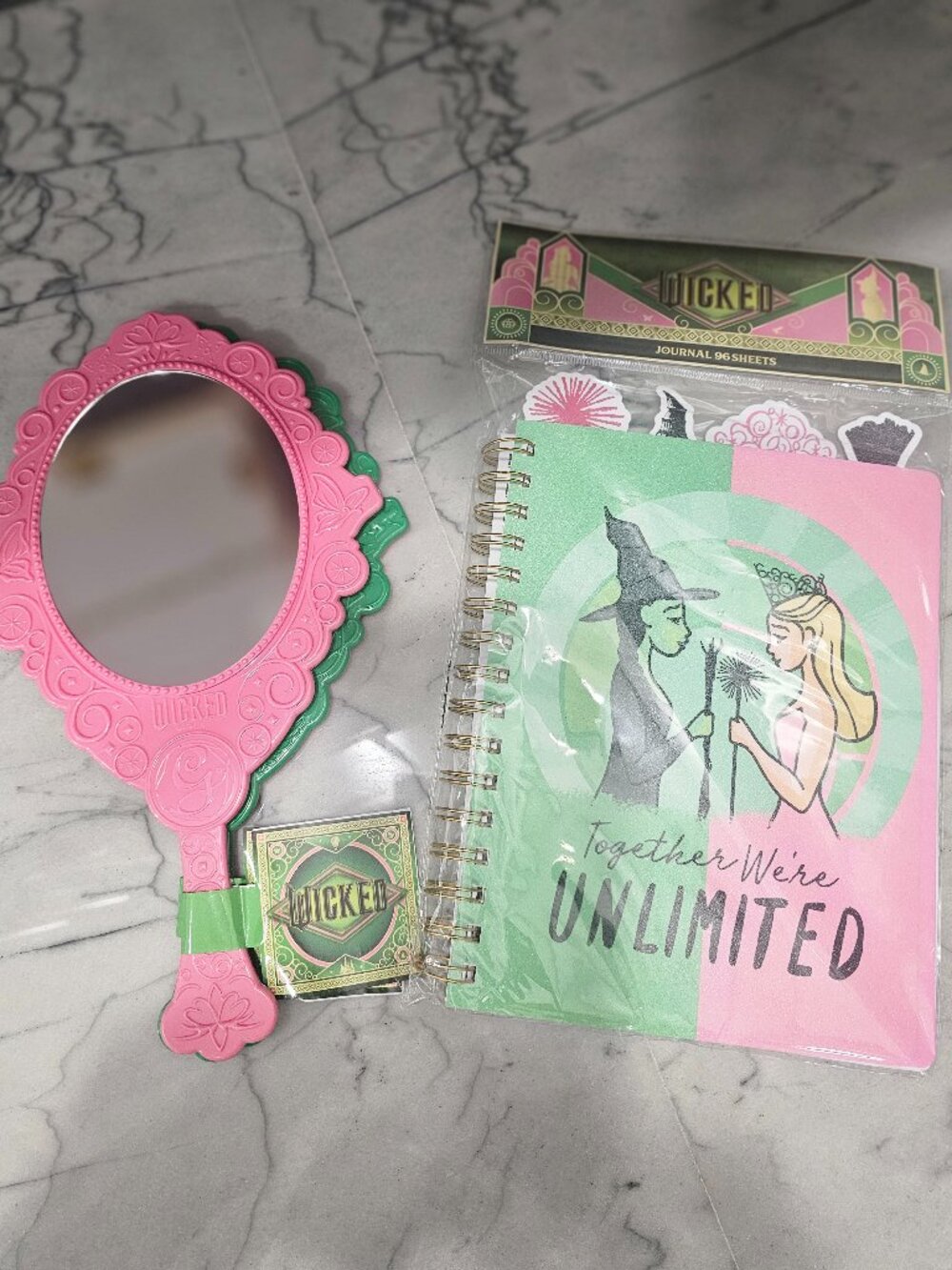 "Wicked" Combo Journal & Mirror